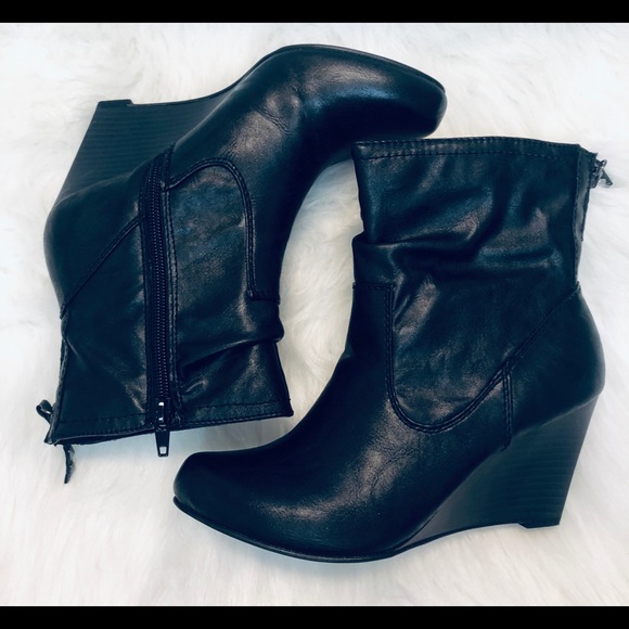 jcpenney wedge booties